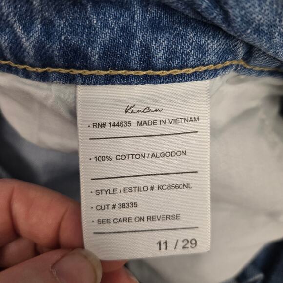 Kancan Sarah High Rise Mom Jean Shorts Size 11/29 - Picture 5 of 6